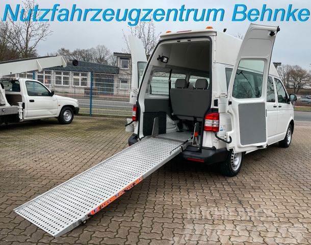 Volkswagen T5 L2H2 Kombi/8 Sitze/ AC/ AMF Rollstuhlrampe Minibussen