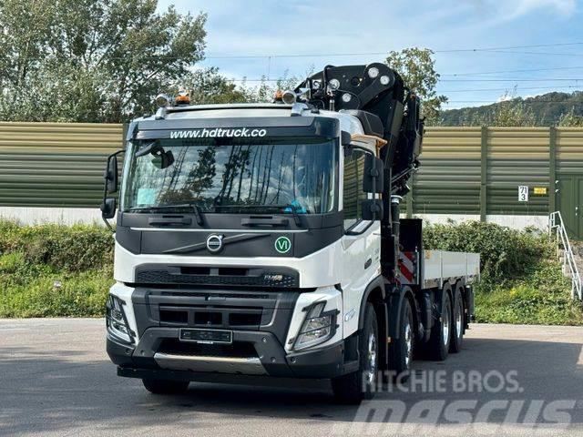 Volvo FMX 500 8x4 EFFER 955-8s + Jib 6s Vlakke laadvloer met kraan