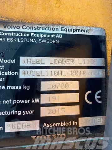 Volvo L110H *BJ. 2015 *15949 H/Klima/*TOP* Wielladers