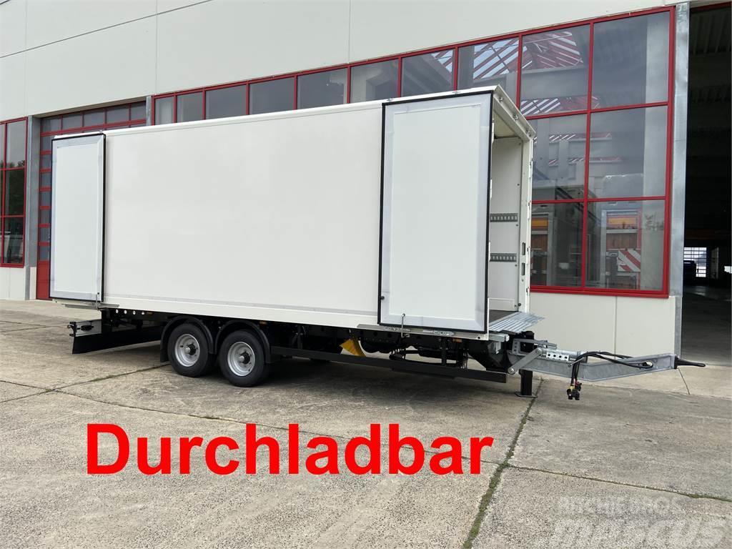Möslein TKO 105 D 6m weiß Tandem- Koffer, Durchladbar, - Gesloten opbouw trailers