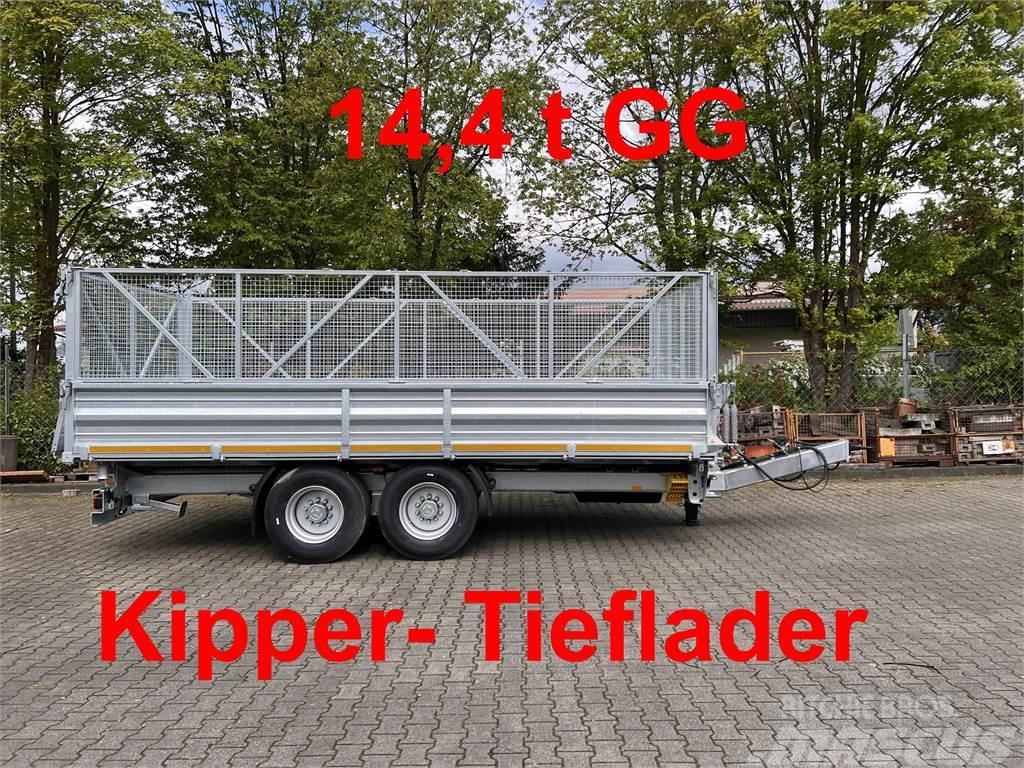 Möslein TTD 14 5,70 m 14 t Tandem- Kipper Tieflader 5,70 Kipper