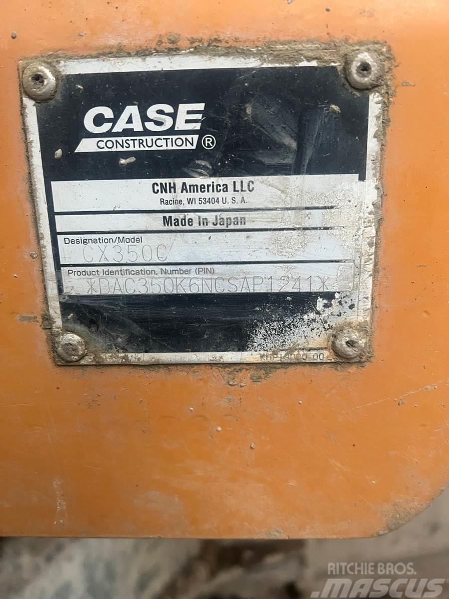 CASE CX350C Rupsgraafmachines