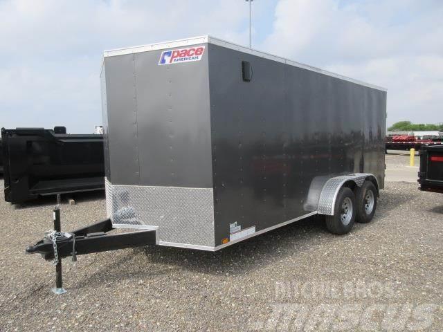 Pace American 7'X16' ENCLOSED TRAILER WITH REAR RAMP DO Gesloten opbouw trailers