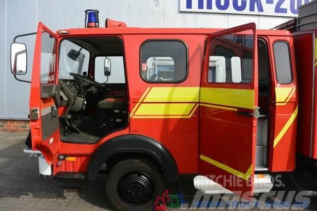 Iveco 75E16 A Mannschaft- Feuerwehr Löschpumpe SERVO Bakwagens met gesloten opbouw