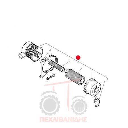 Agco spare part - fuel system - fuel filter Anders