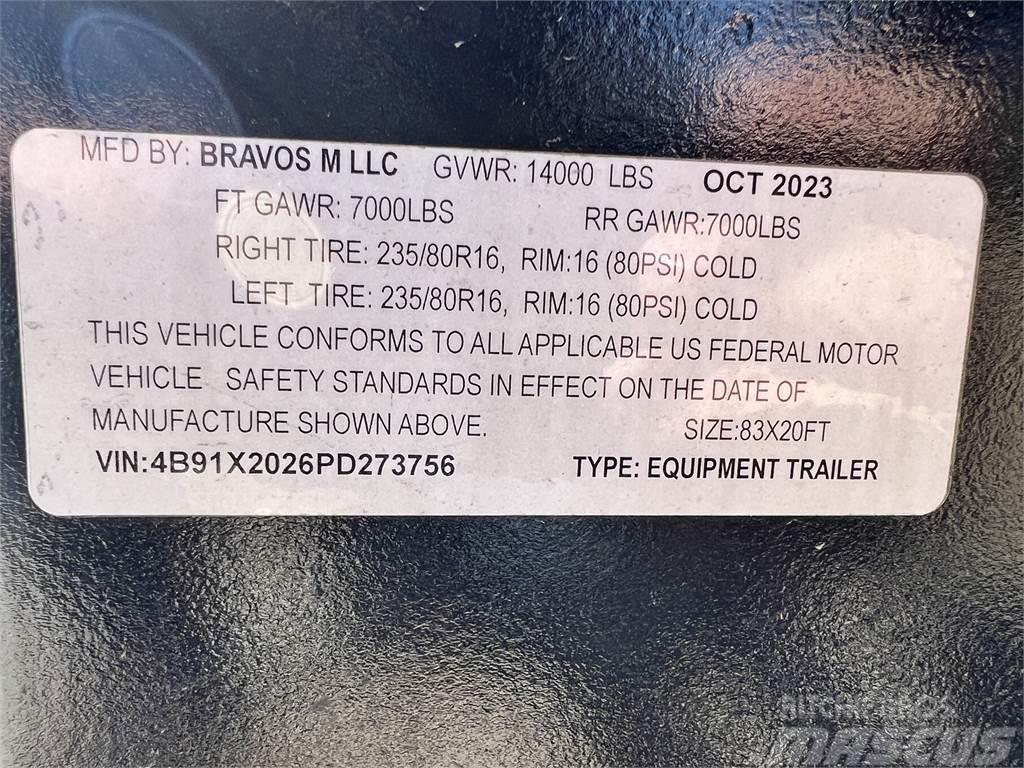  BRAVOS M LLC 20 FT. Vlakke laadvloer
