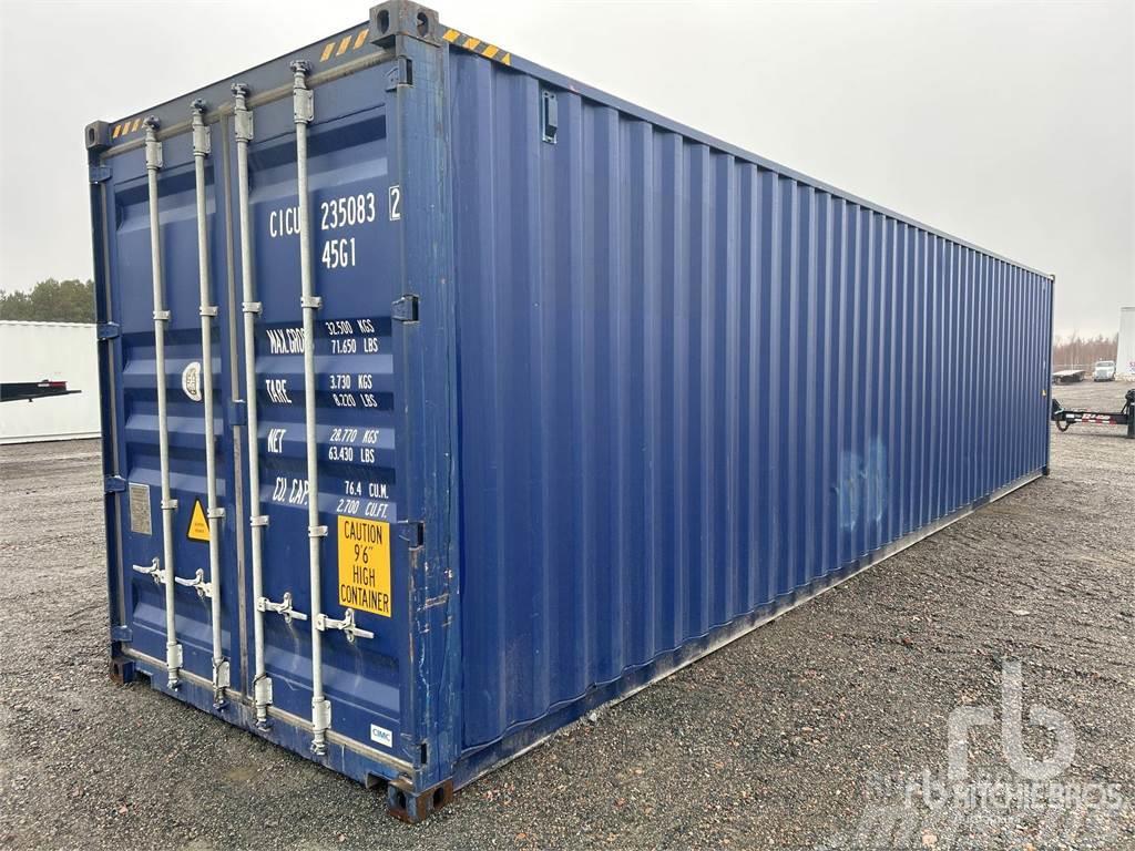  2021 40 ft High Cube Speciale containers
