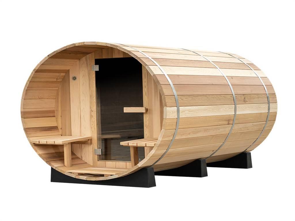  8 ft Barrel Sauna Kit and Wood ... Anders