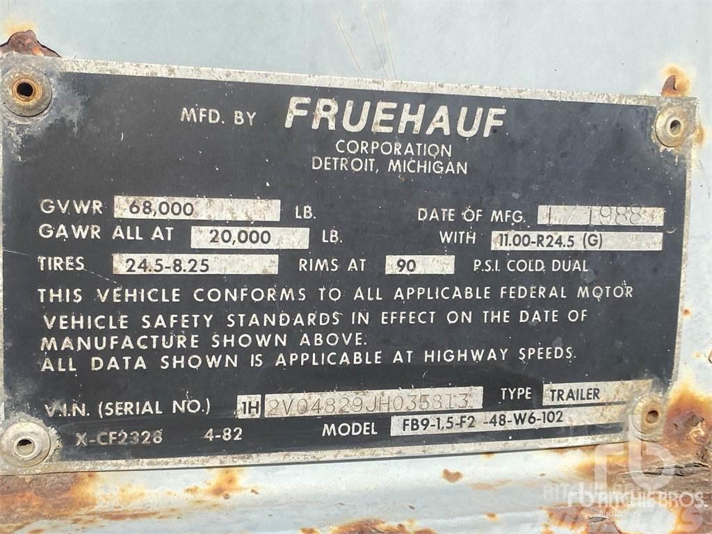 Fruehauf 48 ft x 102 in T/A Gesloten opleggers