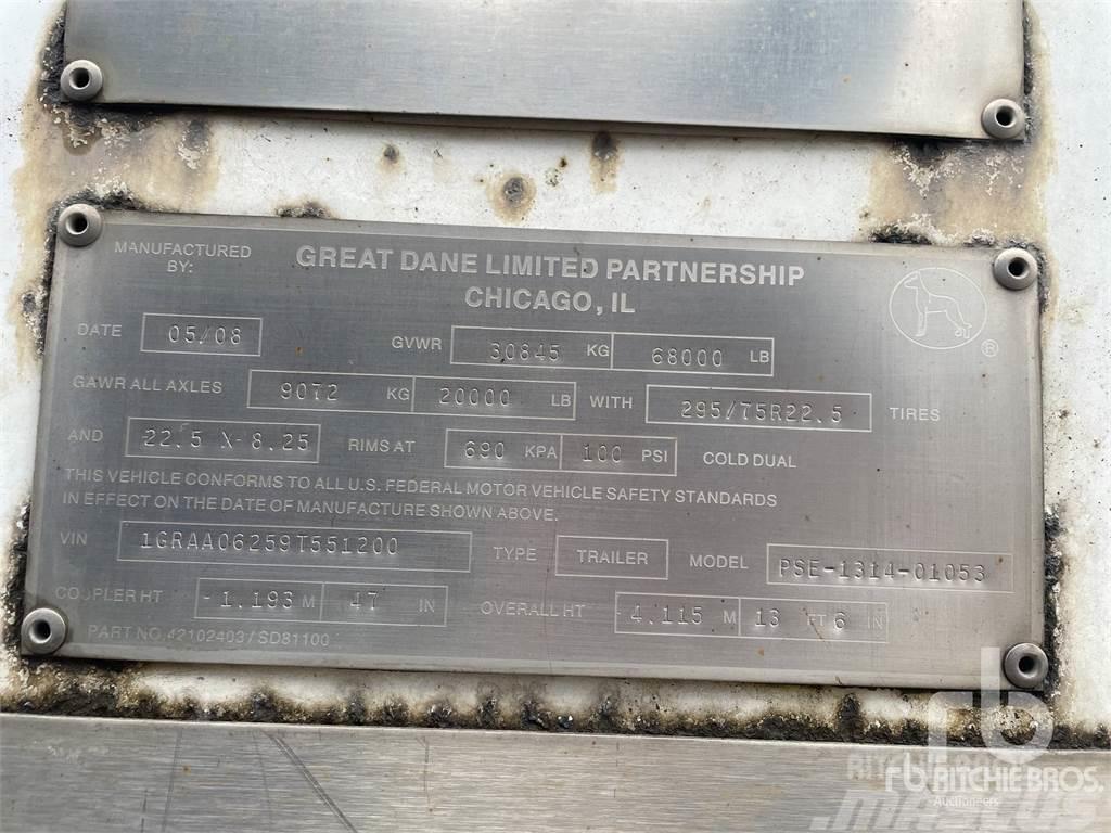 Great Dane 53 ft x 102 in T/A Gesloten opleggers