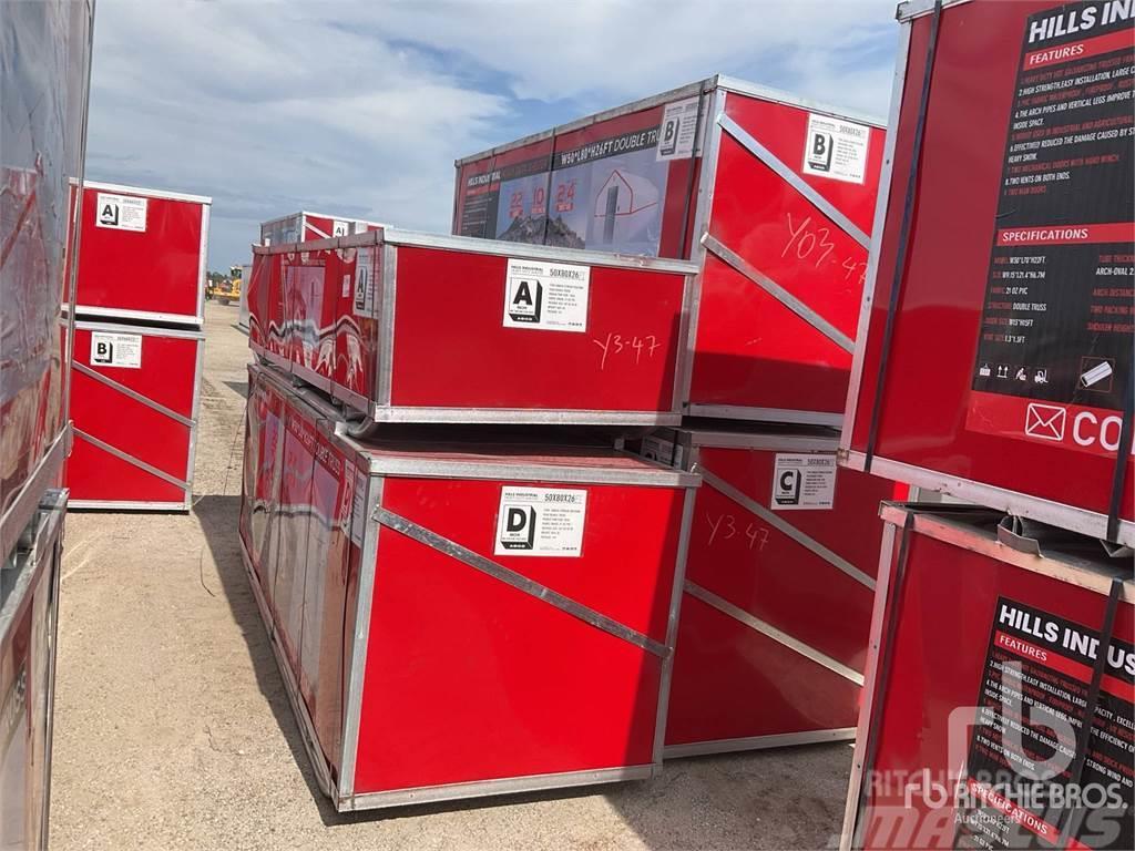  HILLS INDUSTRIAL Quantity of (4) Boxes of 80 ft . Stalen constructies