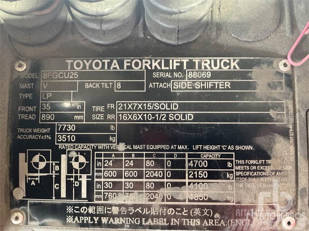 Toyota 8FGCU25 Diesel heftrucks