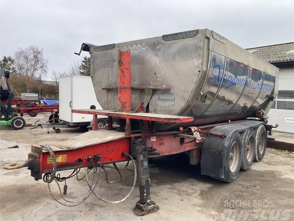 Kel-Berg Asphalt drawbar trailer + asphalt truck load Anders