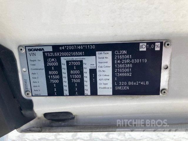 Scania L 320 B6x2*4LB HYBRID - Box/Lift Chassis met cabine