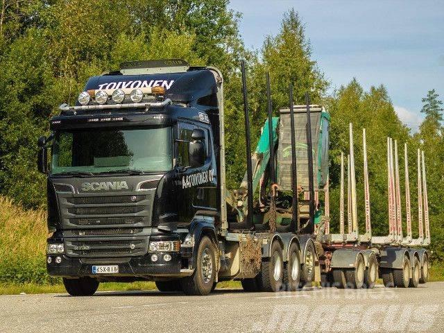 Scania R 730 LB8x4*4HNB+Kesla 2112T+Jyki 5-aks. Hout-Bakwagens