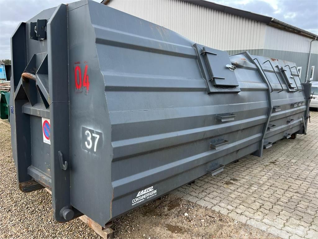  Lasto 6550 mm 27m3 Snegl-container Haakliften
