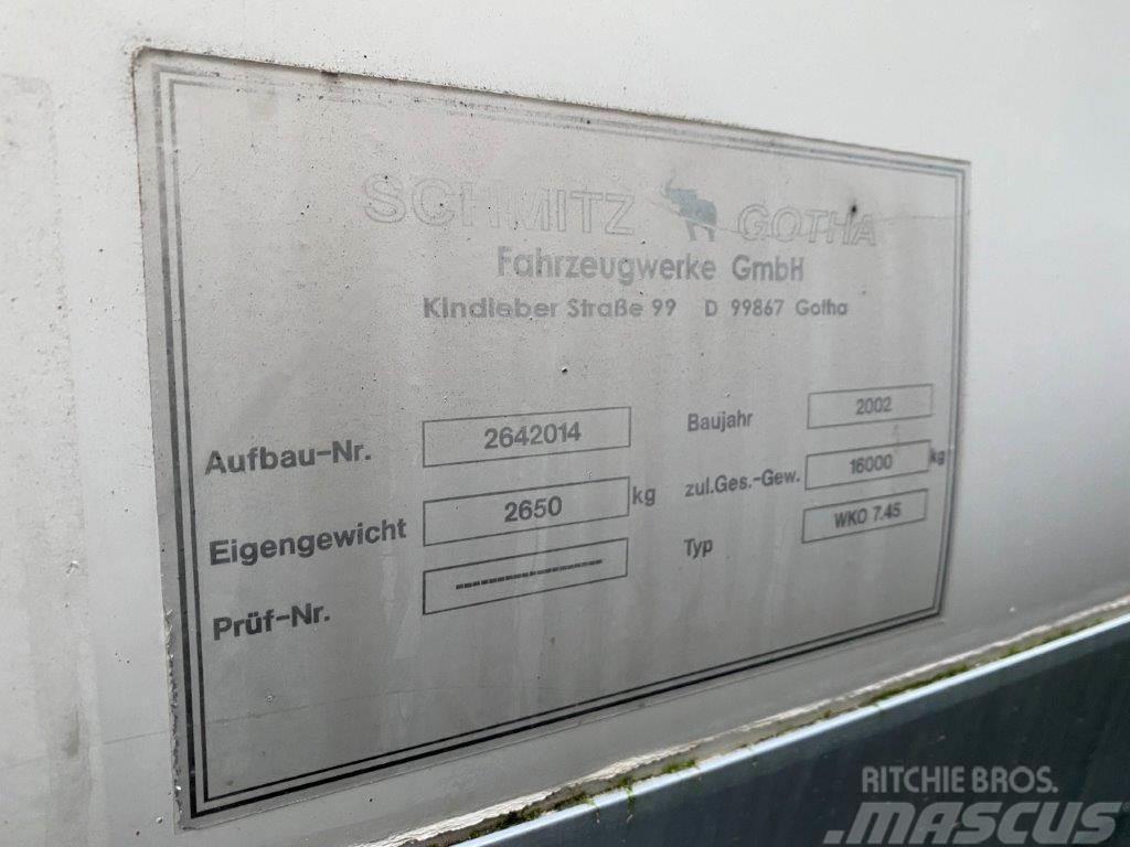 Schmitz WKO 7450 mm veksellad Dozen