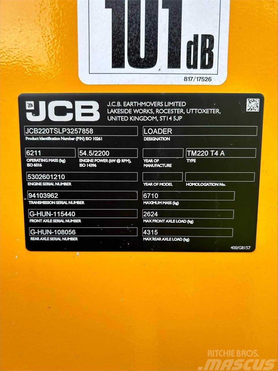 JCB TM220 AGRI Wielladers