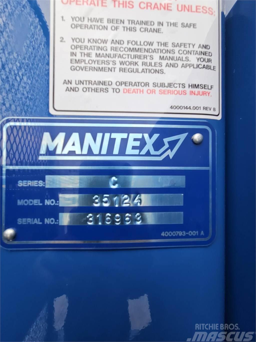 Manitex 35124C Vlakke laadvloer met kraan