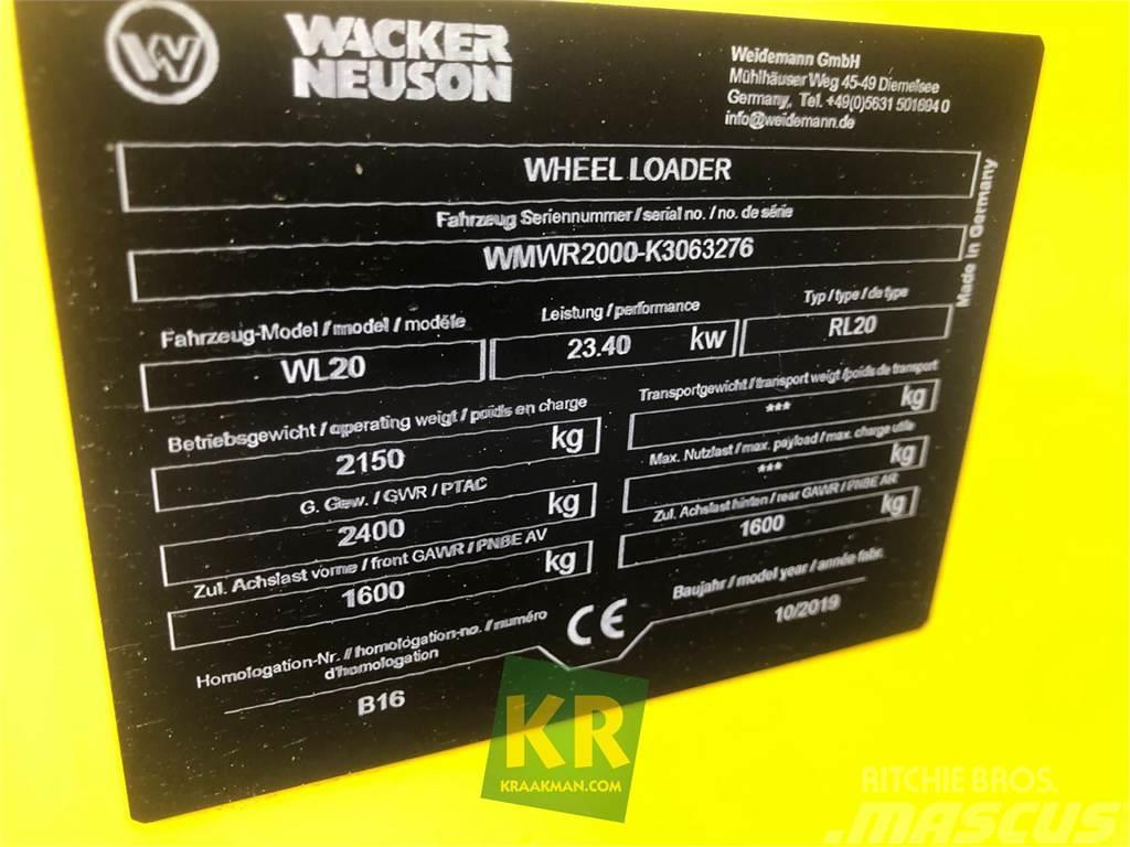 Wacker Neuson WL20 WIELLADER Voorladers en gravers