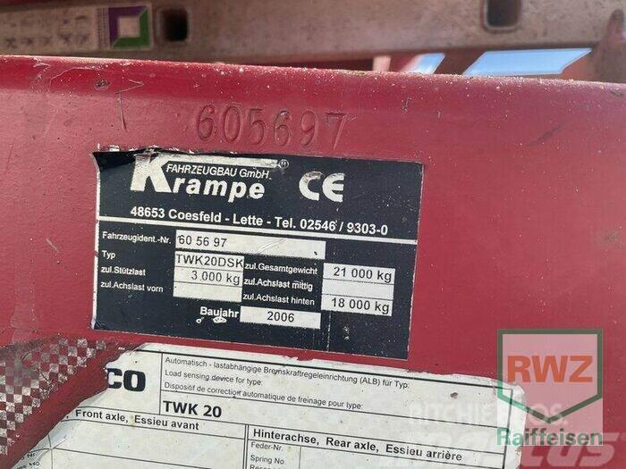 Krampe TWK20DSK / HD550 Kipperaanhangers