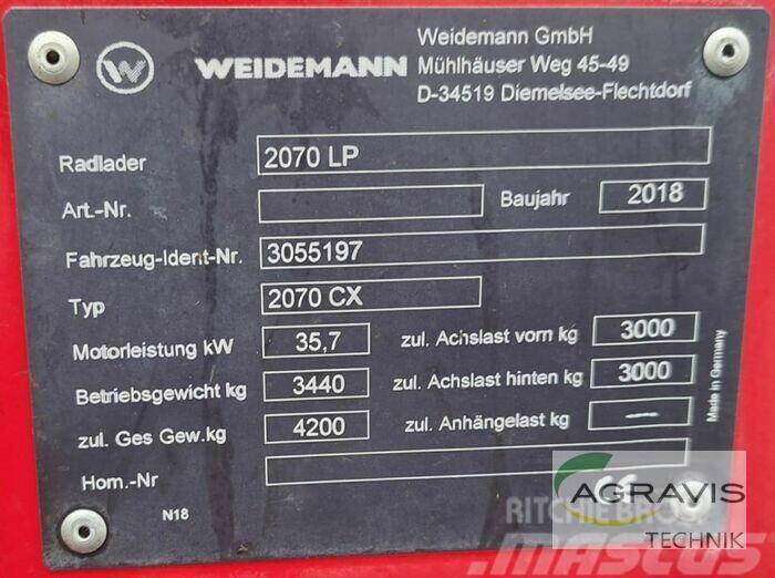 Weidemann 2070 CX LP Wielladers