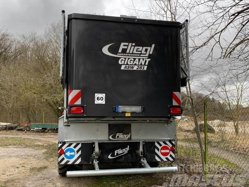 Fliegl ASW 281 GIGANT FOX + Top Lift Light 40m³ Overige aanhangers
