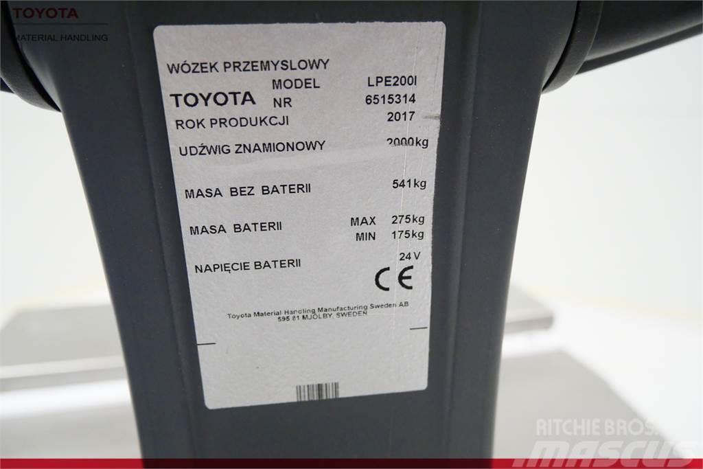 Toyota LPE200I Pallettruck met meerij platform