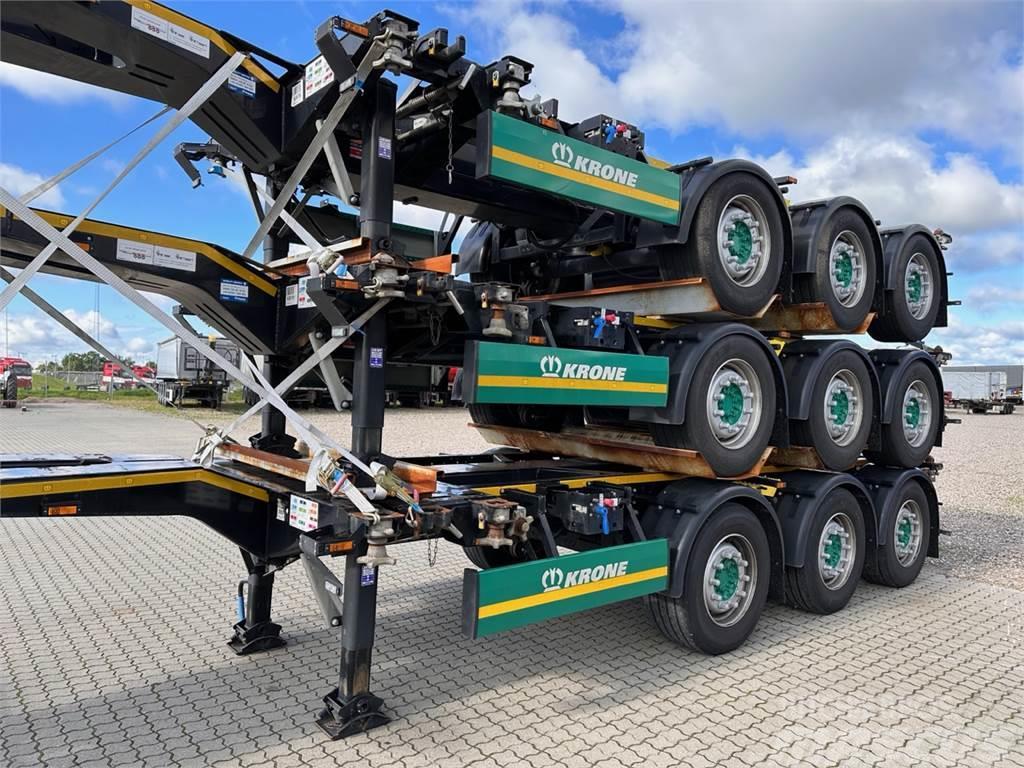 Krone 3 x Multichassis Containerchassis