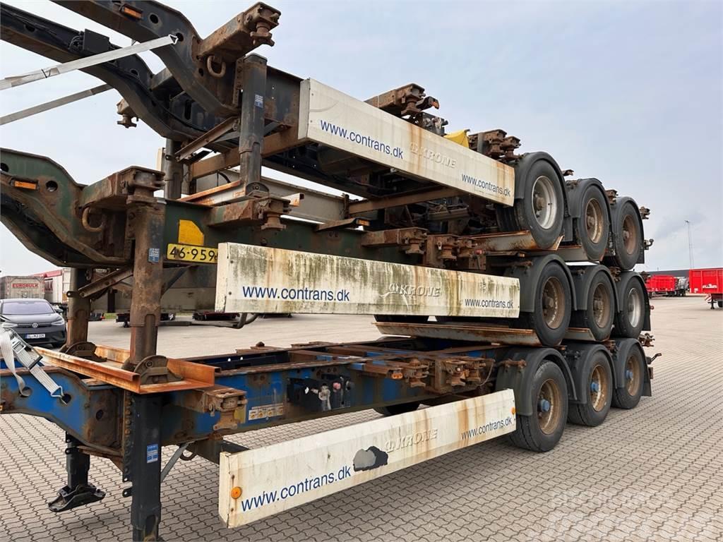 Krone 3 x Multichassis Containerchassis