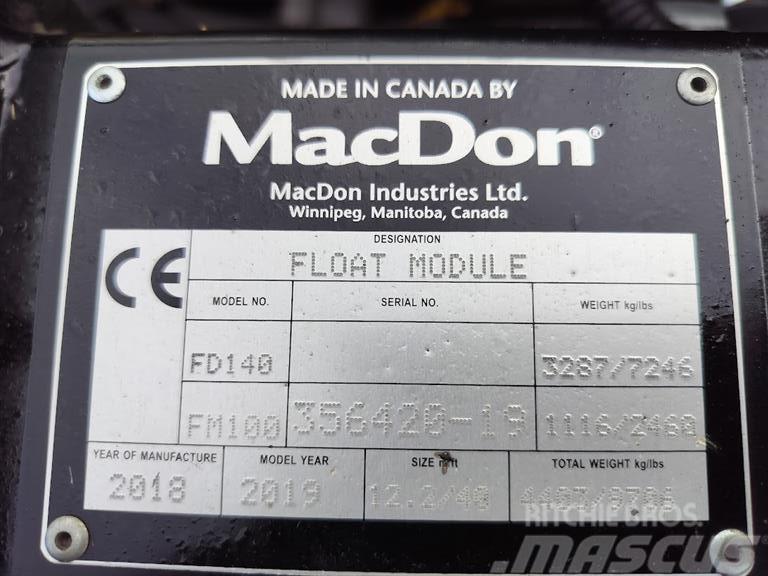 MacDon FD 140 Accessoires voor maaidorsmachines