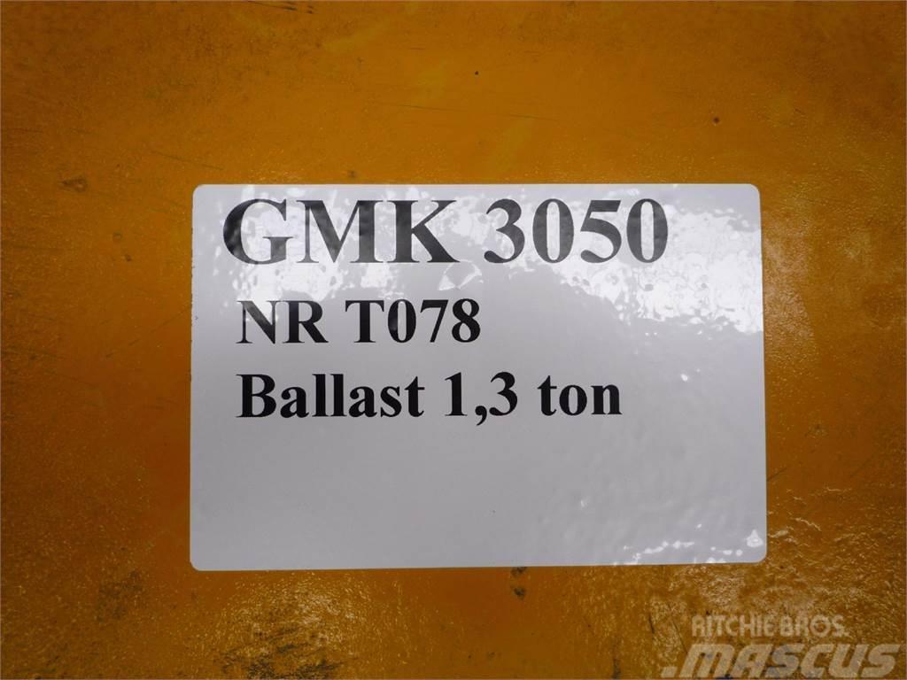 Grove GMK 3050 counterweight 1,3 ton Kranen onderdelen en gereedschap