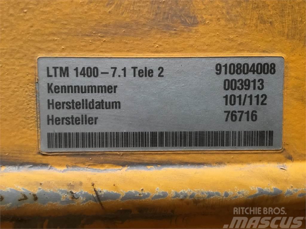 Liebherr LTM 1400-7.1 telescopic section 2 Kranen onderdelen en gereedschap