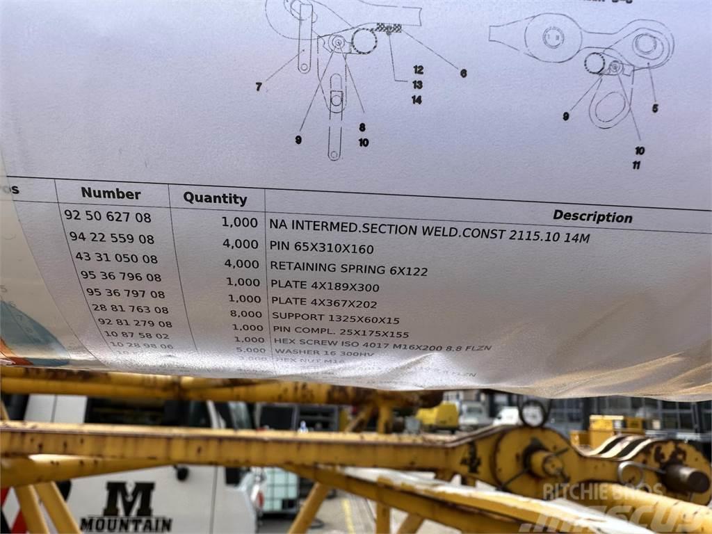 Liebherr LTM 1500 jib insert 14m N/A Kranen onderdelen en gereedschap
