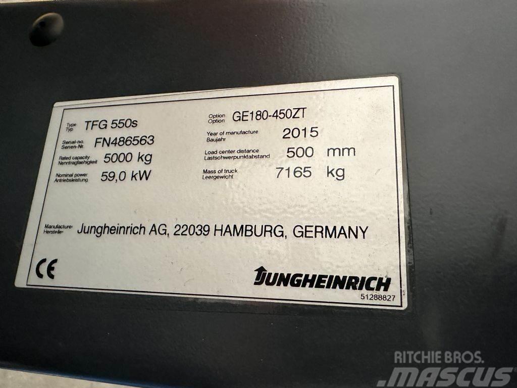 Jungheinrich TFG 550s - nur 1080 Stunden !!! LPG heftrucks