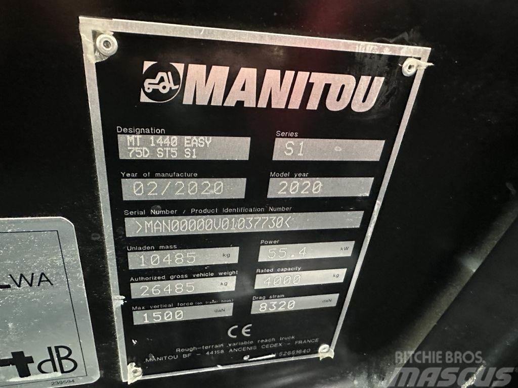 Manitou MT 1440 EASY - TOP ZUSTAND !! Verreikers