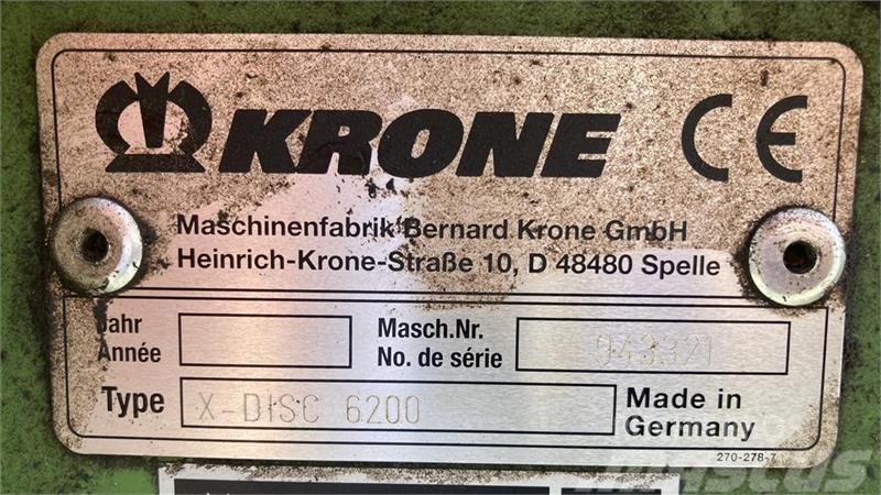 Krone X-Disc 6200 Hooi en voedermachine accessoires