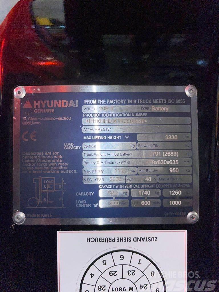 Hyundai 20B-9 Elektrische heftrucks